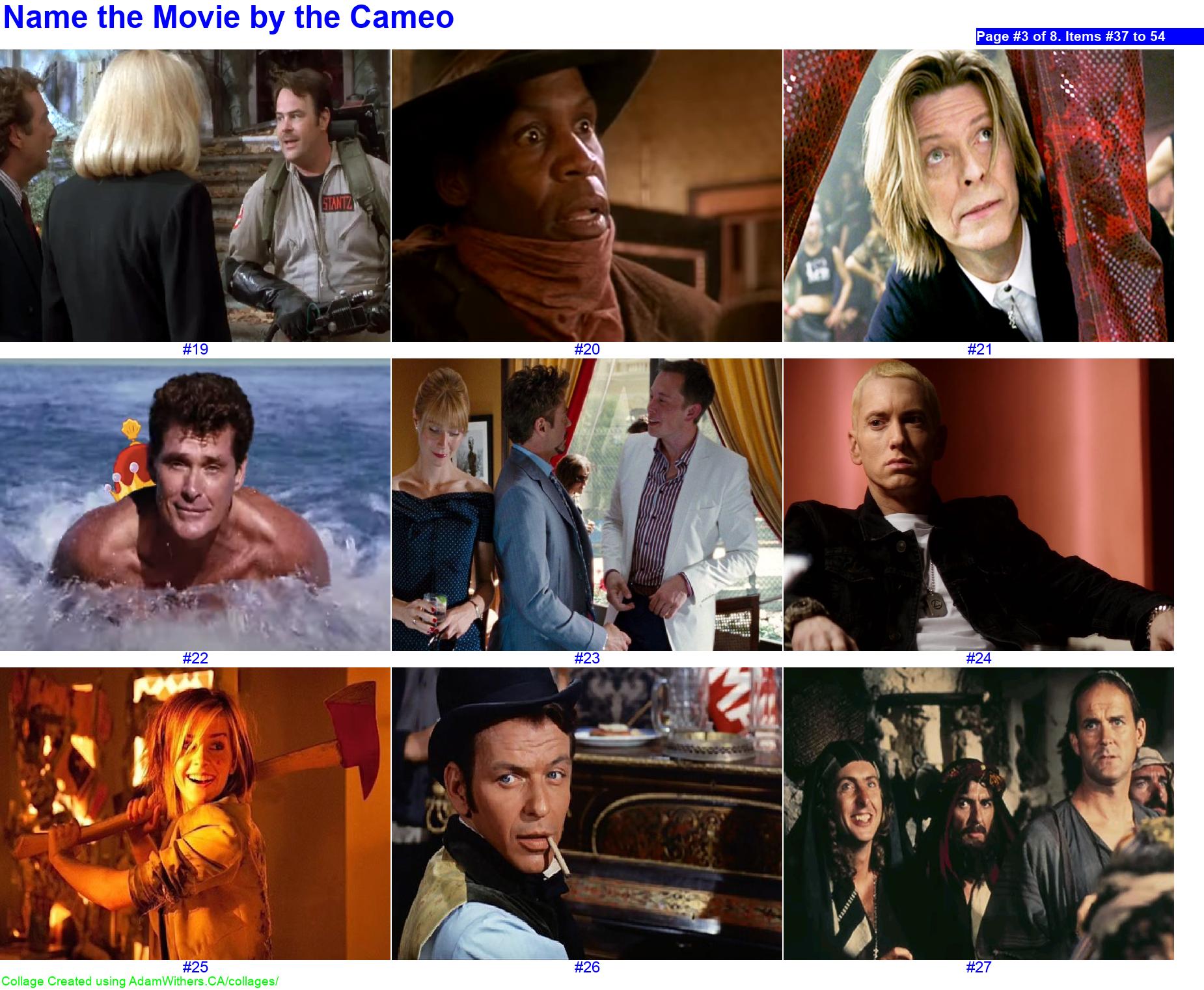 CollageC: guessMovieByCameo Page 3